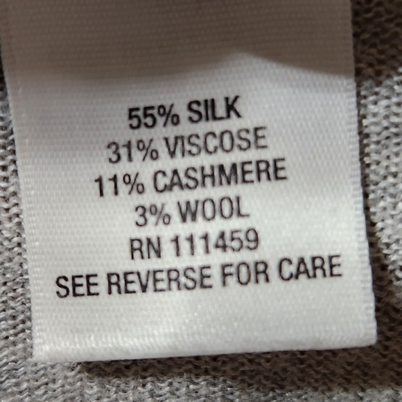 White House Black Market Knit Low Cut  Cocktail Blouse Top - Picture 4 of 5